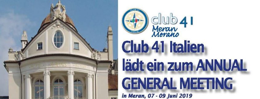 AGM Club 41 Italien in Meran