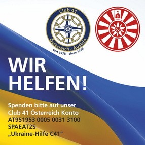 Ukraine-Hilfe Club 41 Austria: 3 Projekte - Details